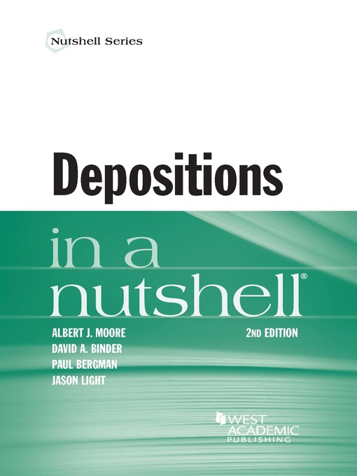 Title details for Depositions in a Nutshell by Albert Moore  - Available